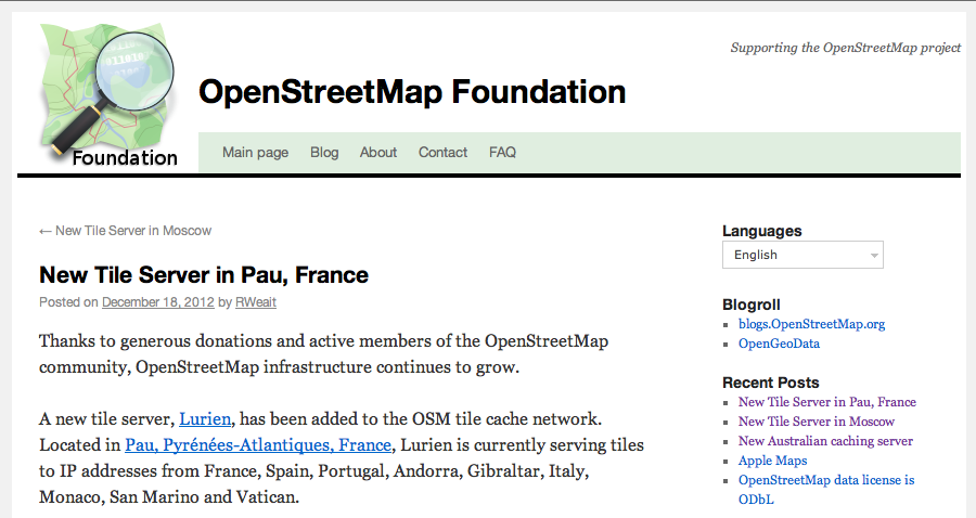 Paulla Tile server OSM Fundation